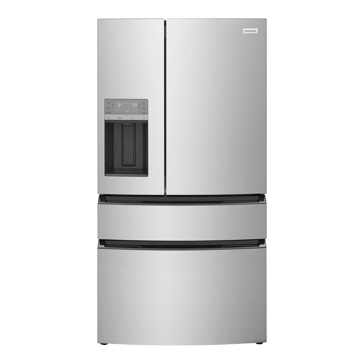 Frigidaire 26 cu. ft. Standard-Depth 4-Door French Door Refrigerator - Fingerprint-Resistant Stainless Steel Look