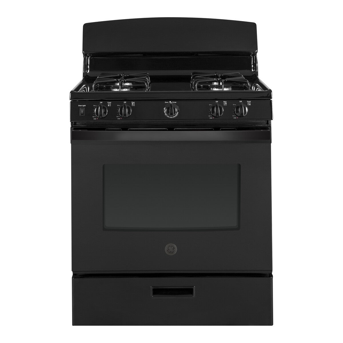 GE 30" Free-Standing Gas Range - Black (JGBS30DEKBB)