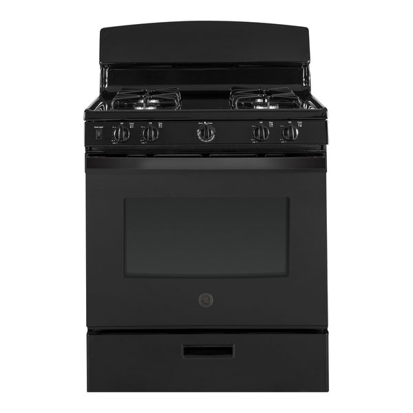 GE 30" Free-Standing Gas Range - Black (JGBS30DEKBB)