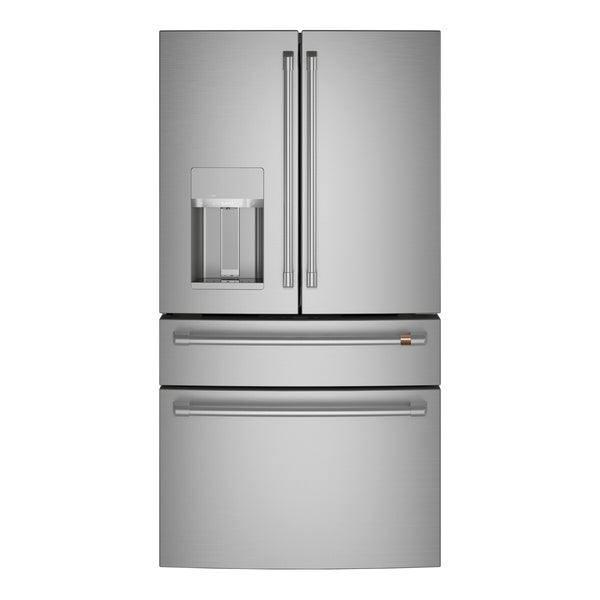 Café ENERGY STAR 27.8 cu. ft. Smart 4-Door French-Door Refrigerator - Stainless Steel