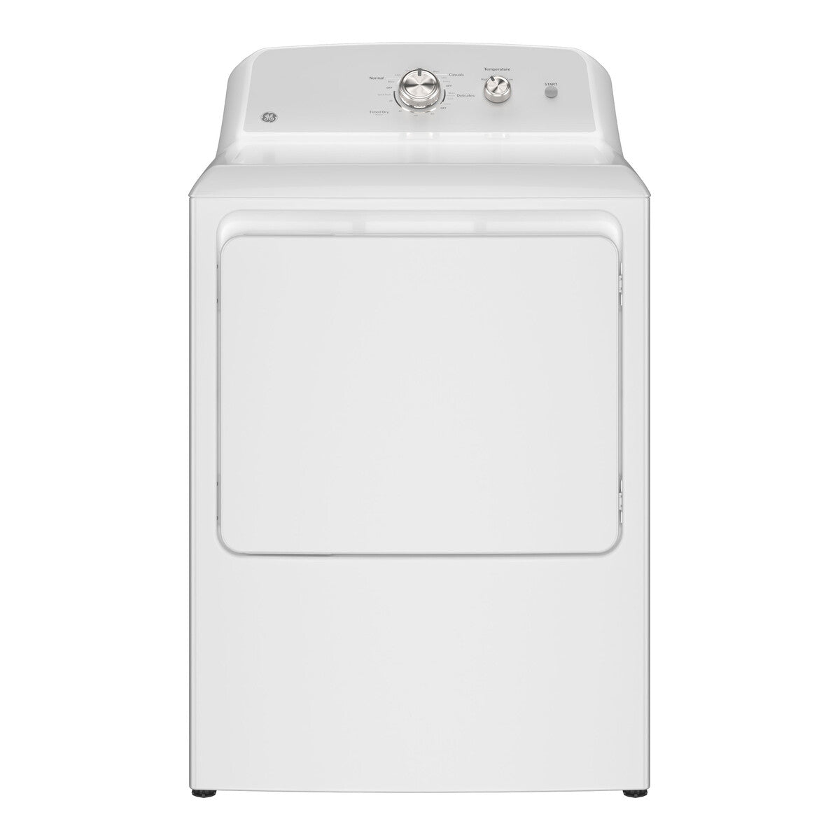 GE 7.2 cu. ft. Capacity Gas Dryer with Up To 120 ft. Venting and Reversible Door - White