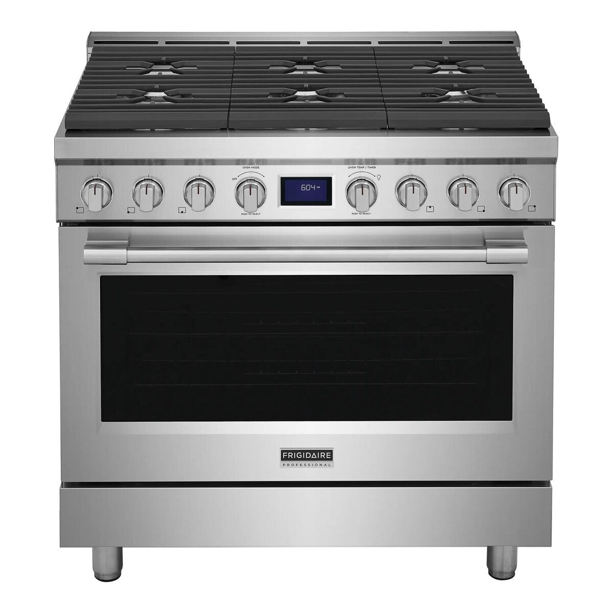 Frigidaire Professional 36" Front Control Freestanding Gas Range - Stainless Steel