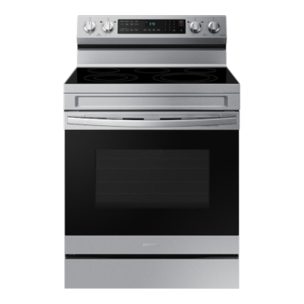 Samsung 6.3 cu. ft. Smart Freestanding Electric Range with No-Preheat Air Fry & Convection in Stainless Steel
