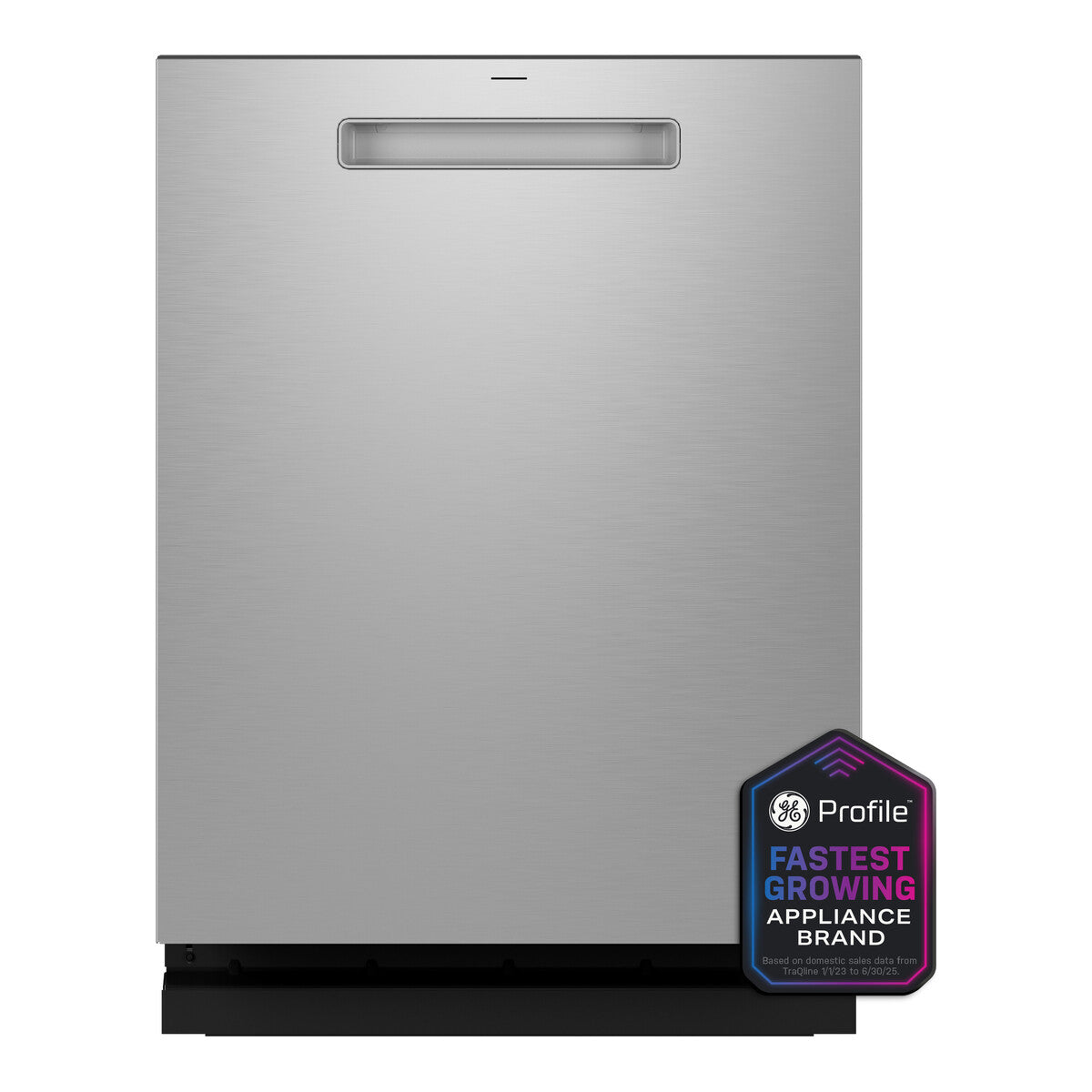 GE Profile ENERGY STAR Fingerprint Resistant Top Control Stainless Interior Dishwasher with Microban Antimicrobial Technology