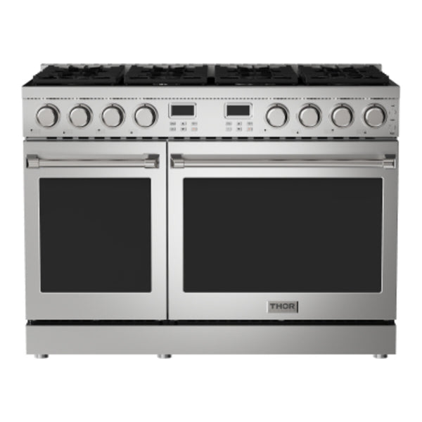 Thor 48-Inch Gas Range – Contemporary Professional – Natural Gas - Stainless Steel