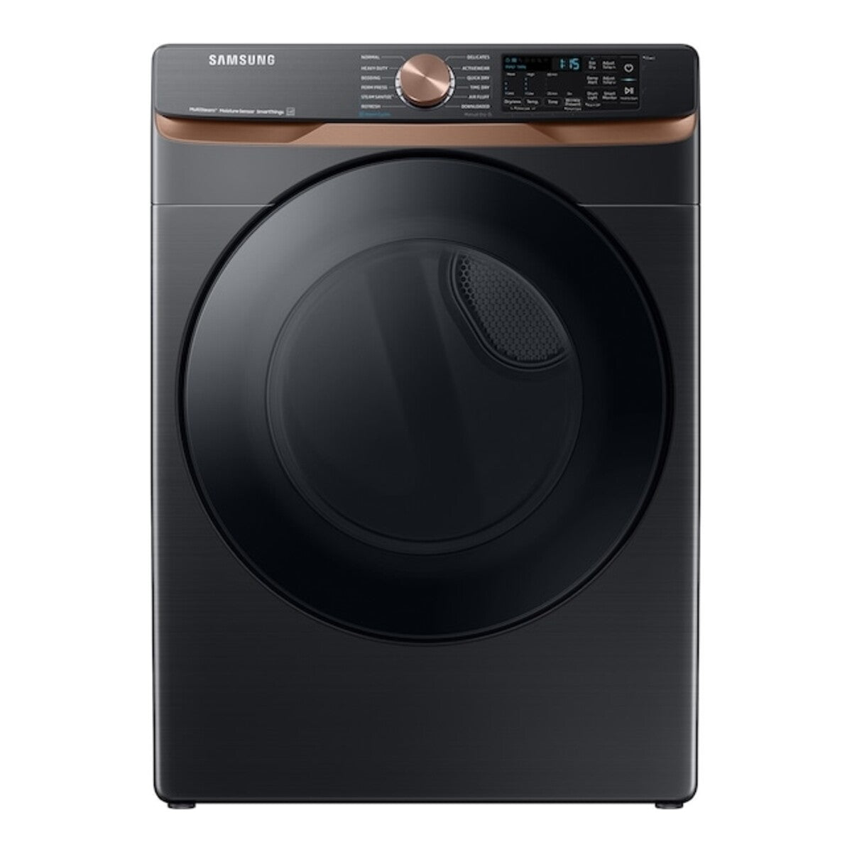 Samsung Front Load Gas Dryer Steam Sanitize+ Sensor Dry, 7.5 cu. ft. - Brushed Black