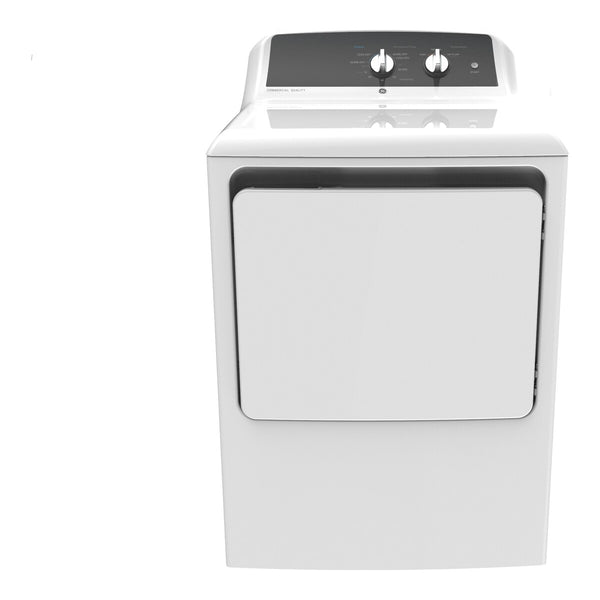 GE 6.2 cu. ft. Capacity Gas Dryer with Up To 120 ft. Venting and 5-yr Limited Warranty - White