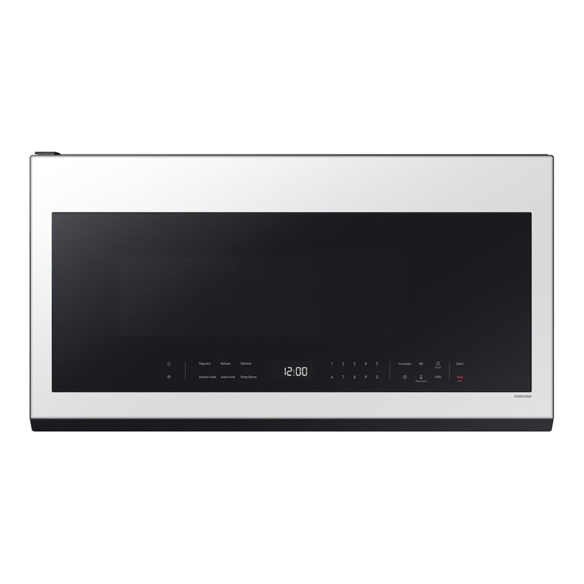 Samsung Bespoke Over-the-Range Microwave Sensor Cook Wi-Fi, 2.1 cu. ft. - White Glass