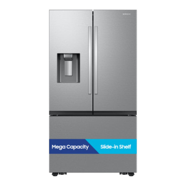 Samsung Bespoke AI 31 cu. ft. Mega Capacity 3-Door French Door Refrigerator with External Water & Ice Dispenser in Stainless Steel