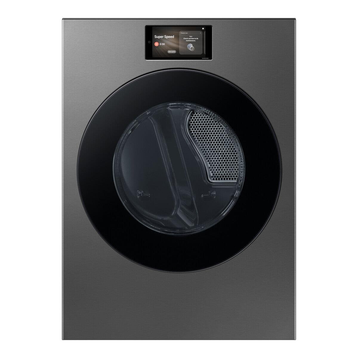 Samsung Bespoke AI Front Load Electric Dryer AI Home AI OptiDry+, 7.6 cu. ft. - Dark Steel