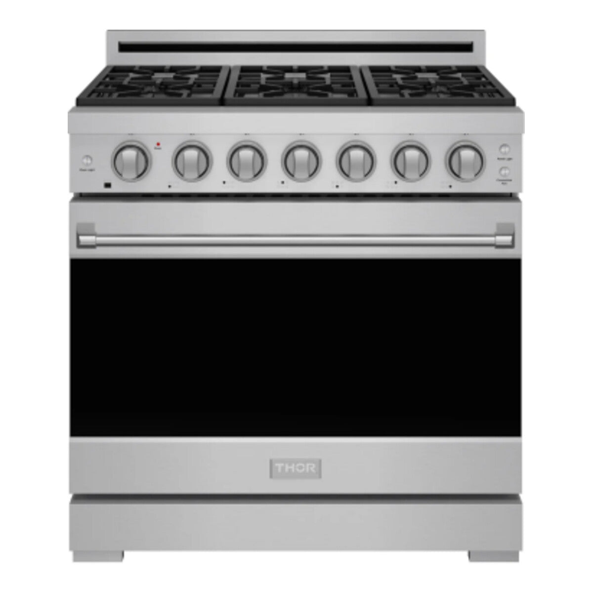 Thor 36 Inch Professional Gas Range with Precision Knob Control in Stainless Steel, Gordon Ramsay Series
