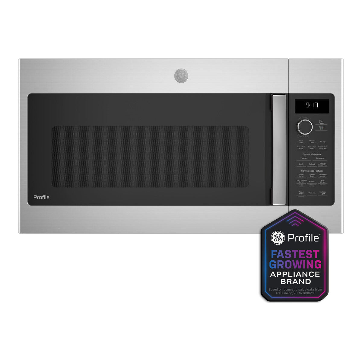 GE Profile 1.7 cu. ft. Convection Over-the-Range Microwave Oven - Stainless Steel (PVM9179SRSS)