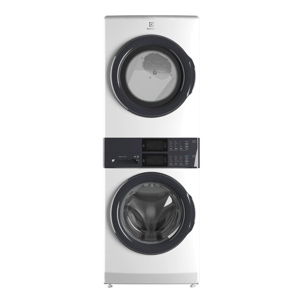 Electrolux Laundry Tower Single Unit Front Load 4.4 cu. ft. Washer & 8 cu. ft. Electric Dryer - White