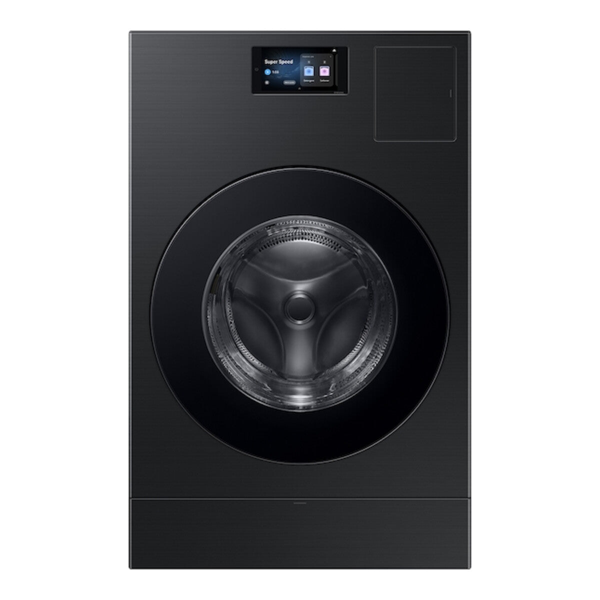 Samsung Bespoke AI All-in-One Vented Combo AI Home 7" LCD Display AI OptiWash and Dry + 5.3 cu. ft. - Brushed Black