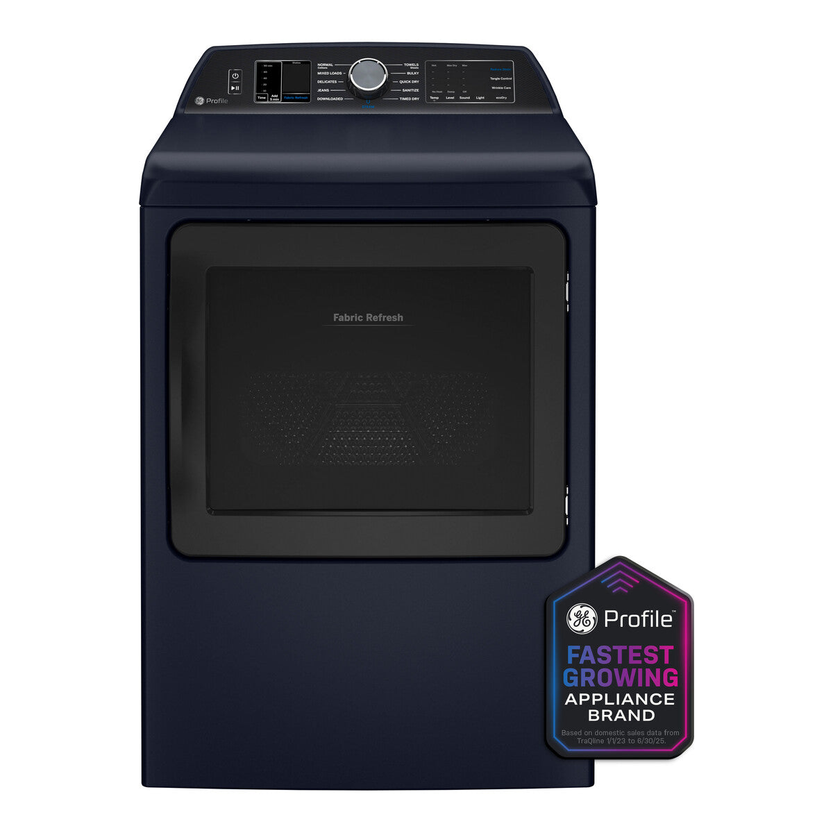 GE Profile ENERGY STAR 7.3 cu. ft. Capacity Smart Gas Dryer with Fabric Refresh - Sapphire Blue