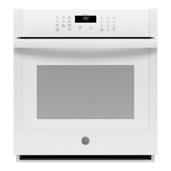 GE 27" Smart Built-In Single Wall Oven - White