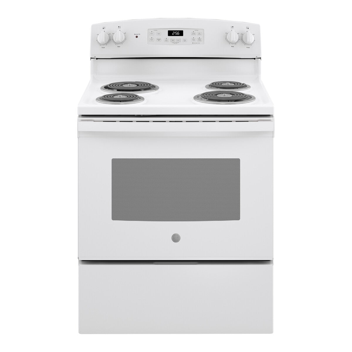 GE ENERGY STAR 30" Free-Standing Self-Clean Electric Range - White