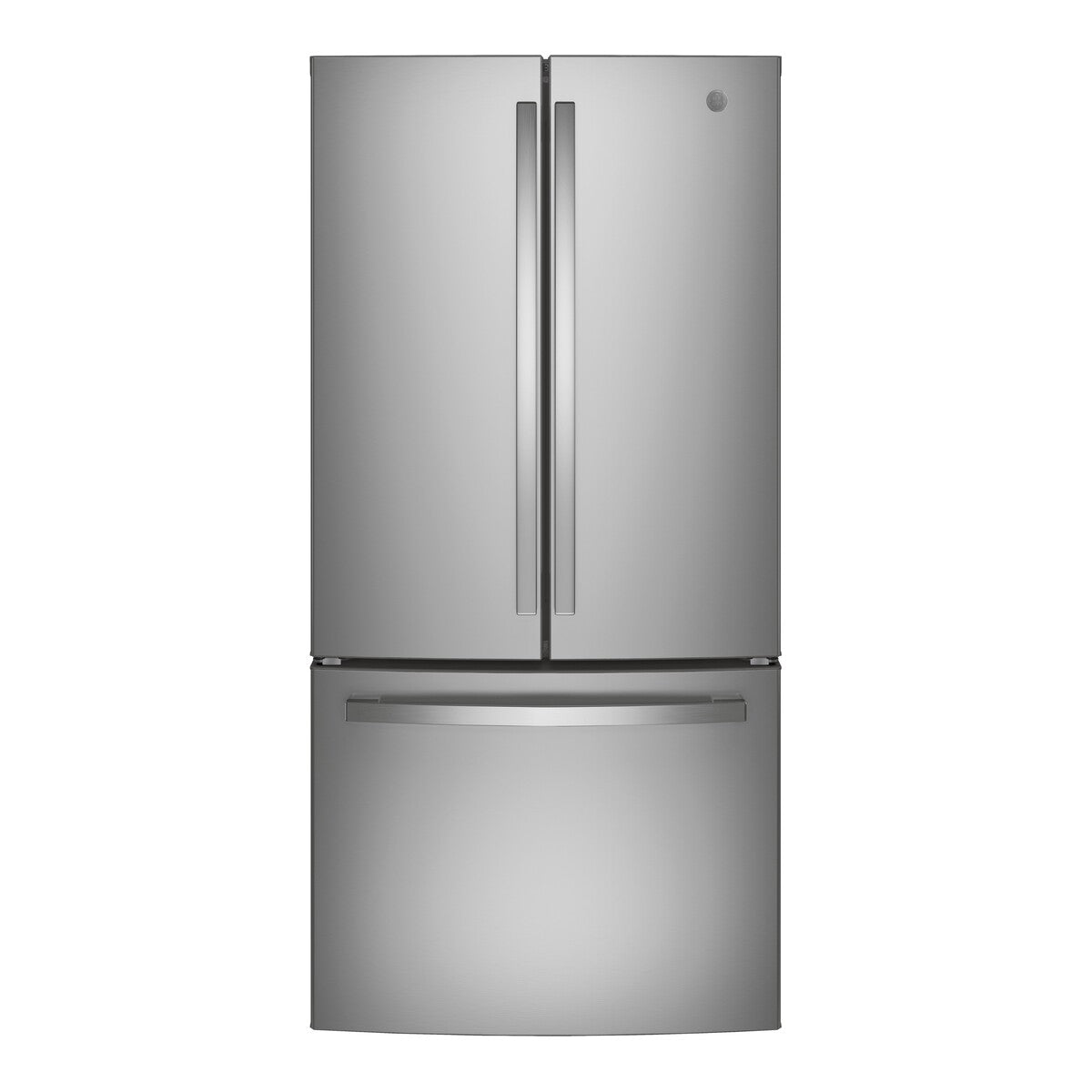 GE ENERGY STAR 18.6 cu. ft. Counter-Depth French-Door Refrigerator - Stainless Steel