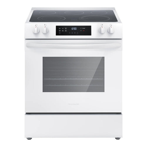 Frigidaire 30" Front Control Electric Range - White