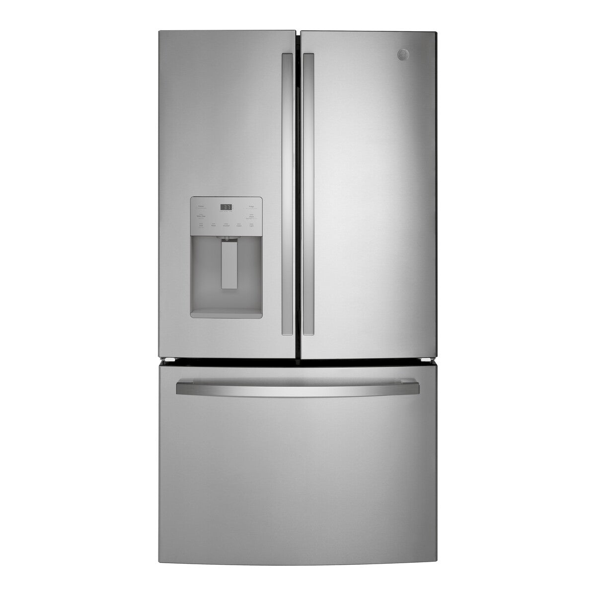 GE ENERGY STAR 20.6 cu. ft. Fingerprint Resistant Counter-Depth French-Door Refrigerator - Stainless Steel