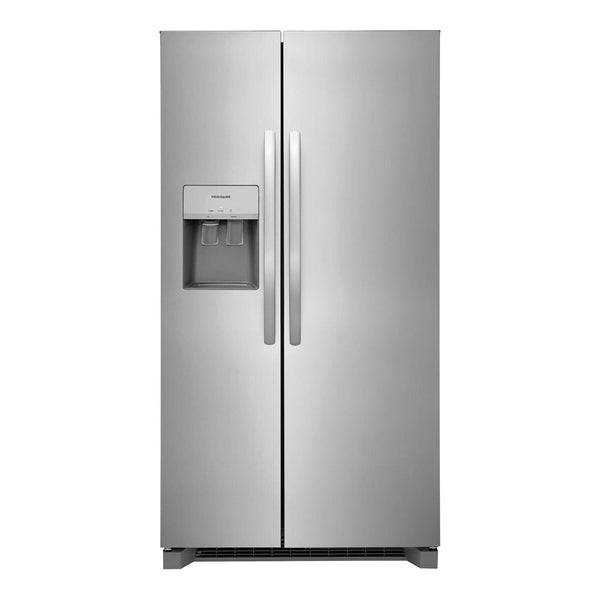Frigidaire 26 cu. ft. 36" Standard Depth Side by Side Refrigerator - Stainless Steel