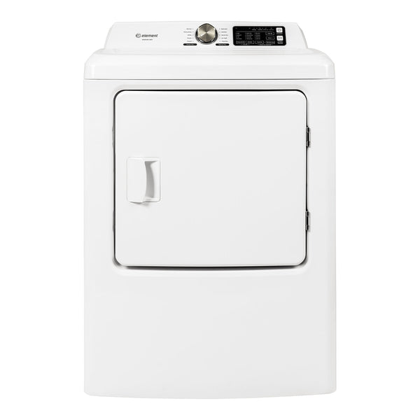 Element Electronics 7.0 cu. ft. Front Load Gas Dryer - White (ETD7027GCW)