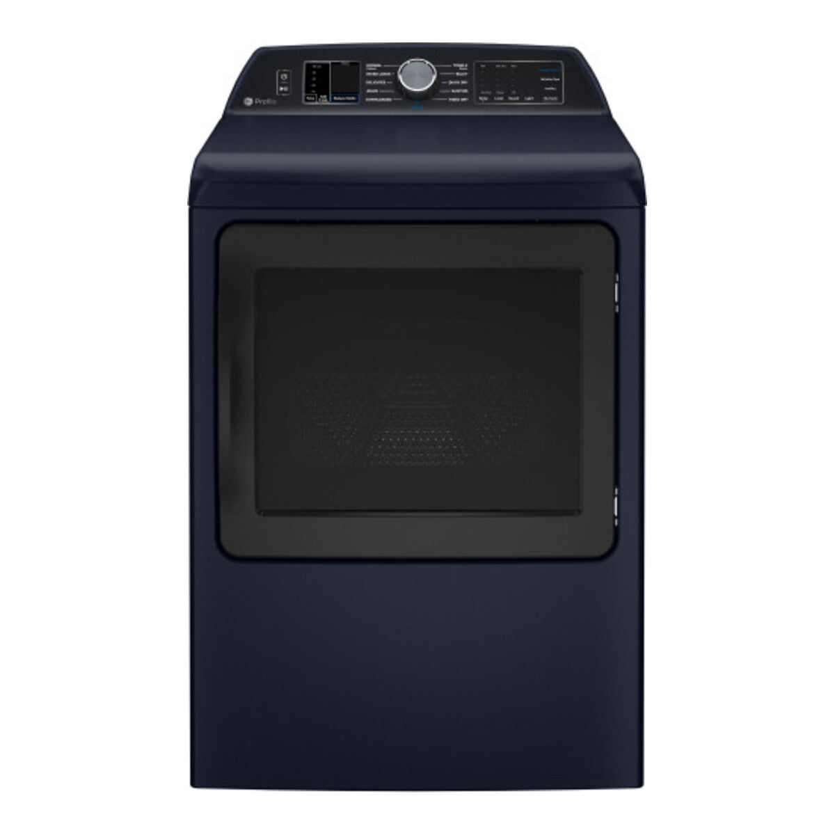 GE Profile ENERGY STAR 7.3 cu. ft. Capacity Smart Electric Dryer with Steam and Washer Link - Sapphire Blue