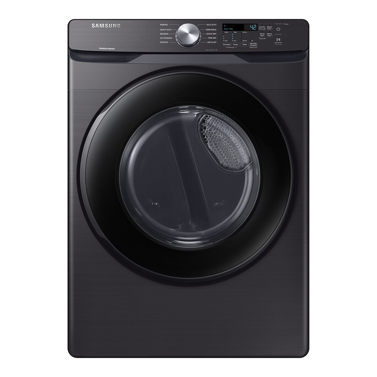 Samsung 7.5 cu. ft. Electric Dryer with Sensor Dry in Brushed Black