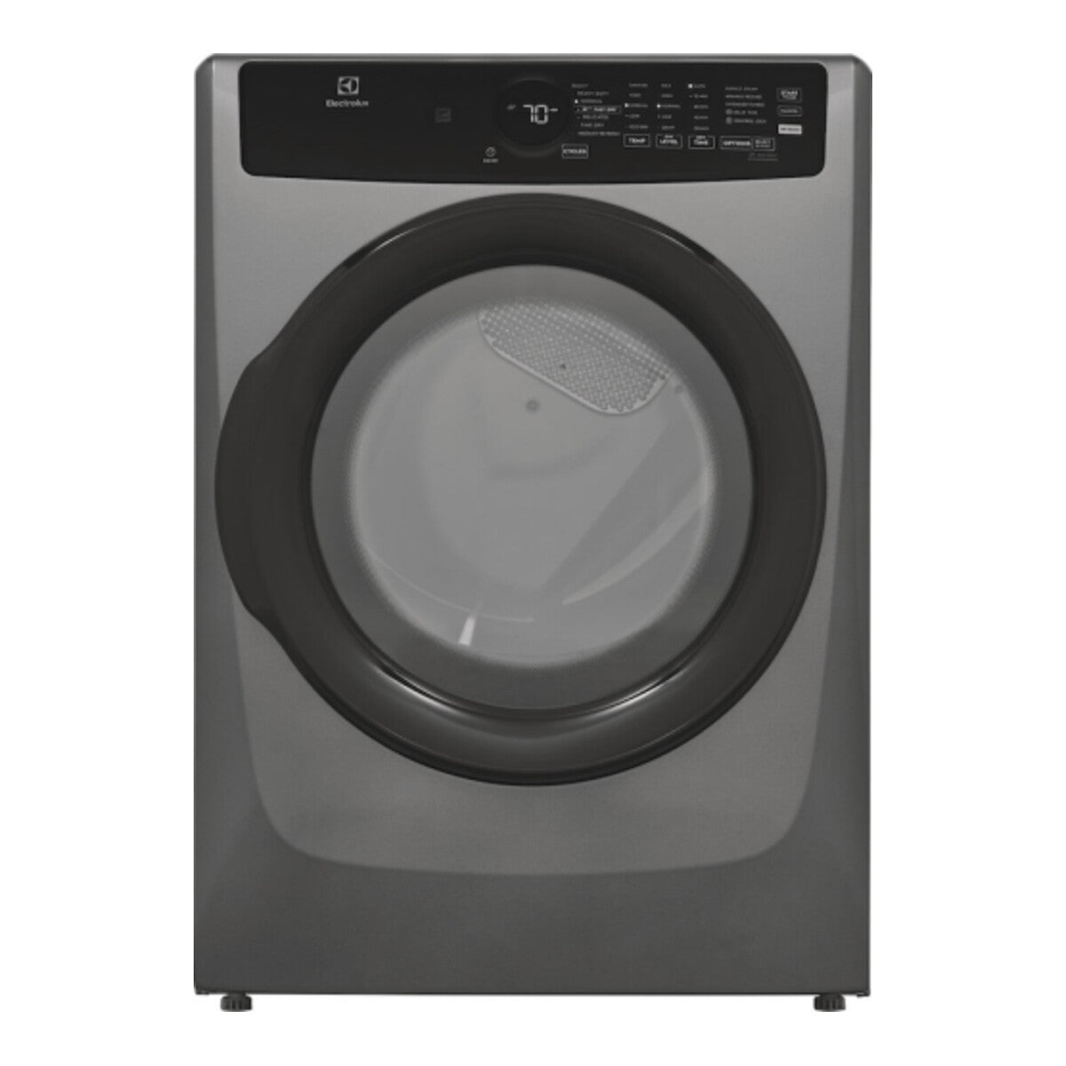 Electrolux Front Load Perfect Steam Electric Dryer with Instant Refresh – 8.0 cu. ft. - Titanium