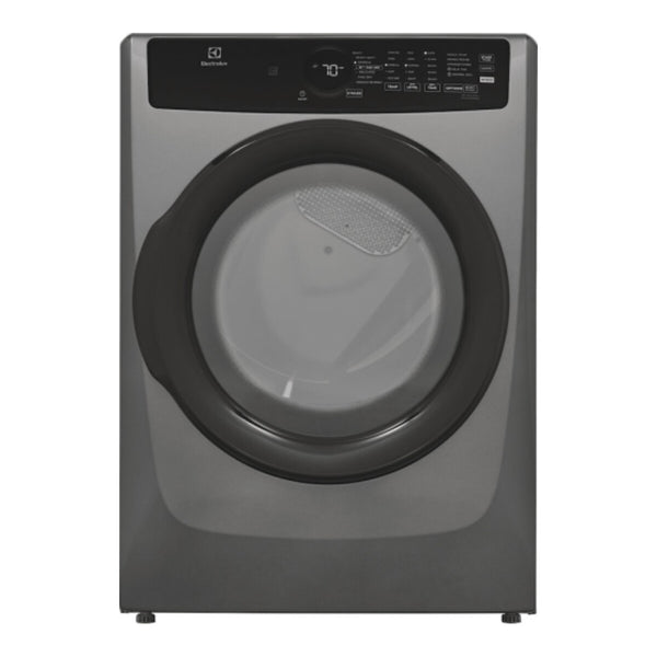 Electrolux Front Load Perfect Steam Electric Dryer with Instant Refresh – 8.0 cu. ft. - Titanium