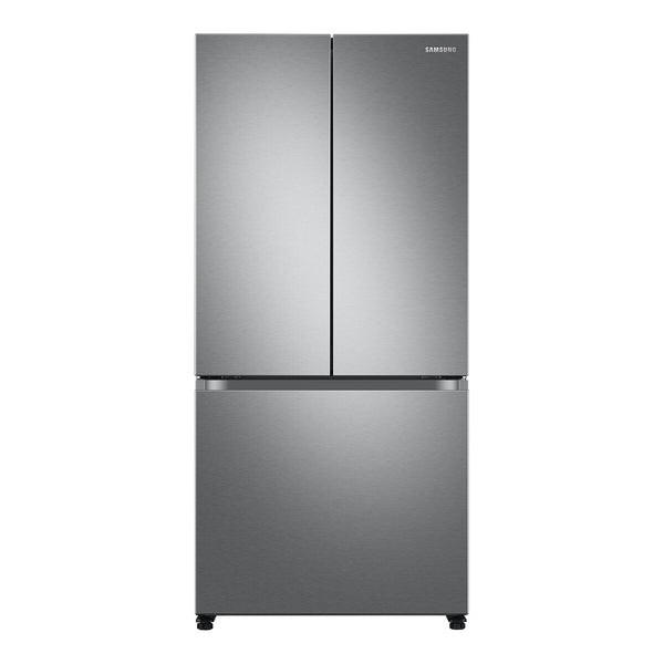 Samsung 18 cu. ft. Smart Counter Depth 3-Door French Door Refrigerator in Stainless Steel