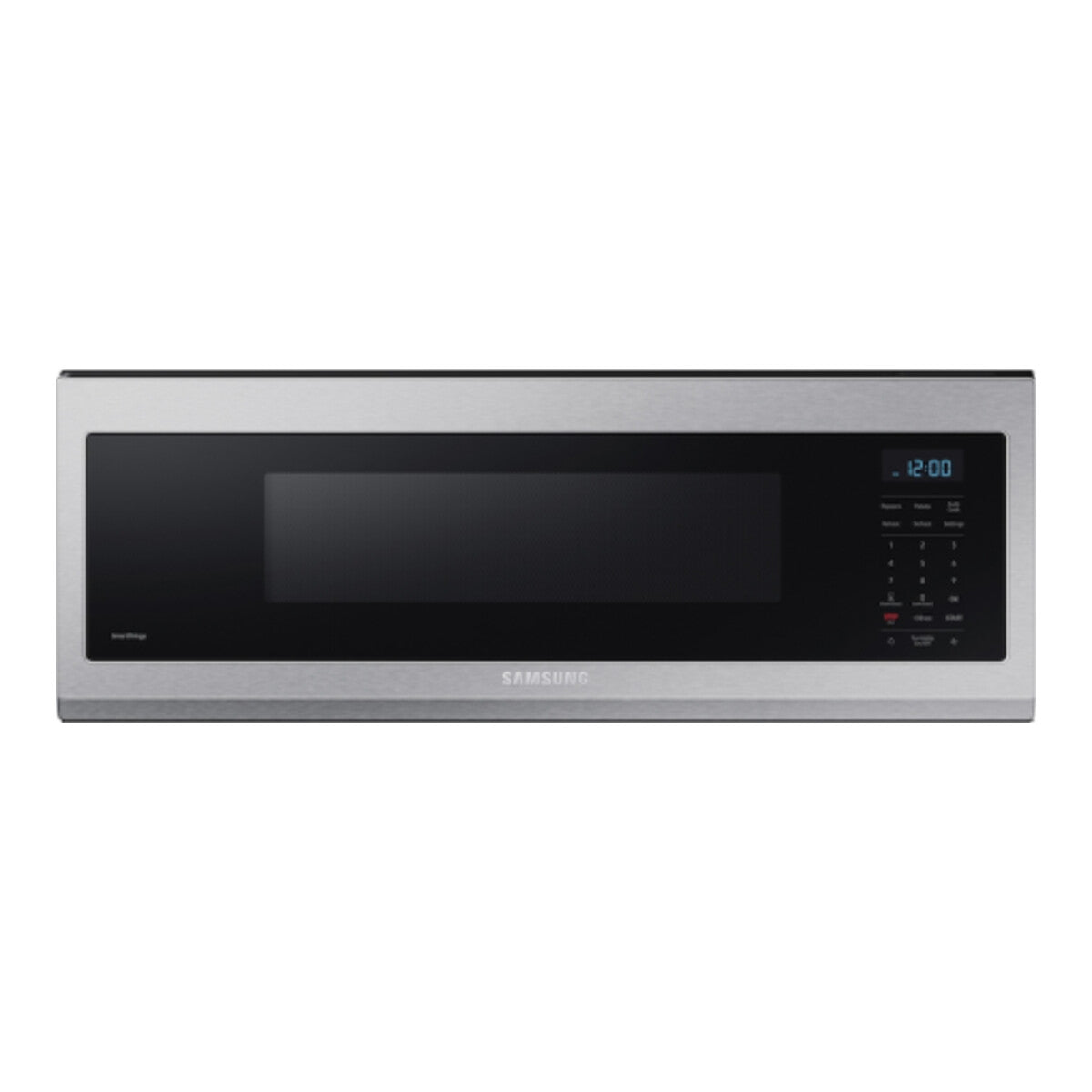 Samsung 1.1 cu. ft. Smart SLIM Over-the-Range Microwave with 400 CFM Hood Ventilation, Wi-Fi & Voice Control in Stainless Steel