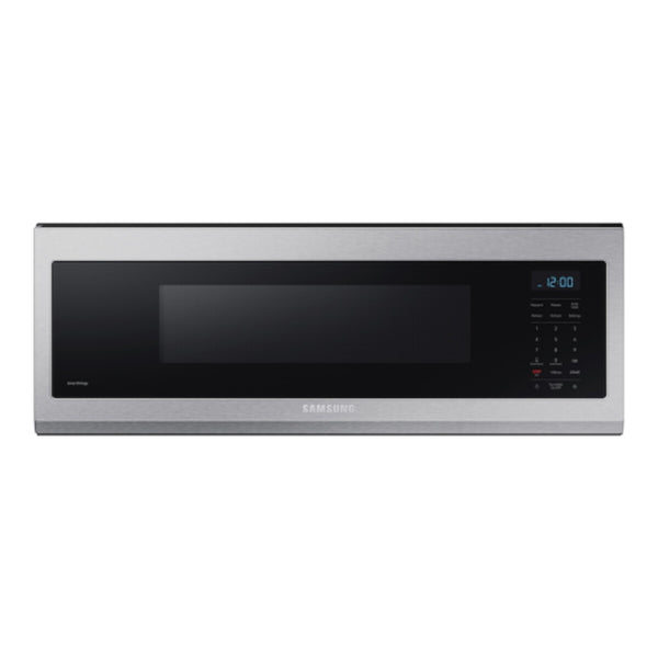 Samsung 1.1 cu. ft. Smart SLIM Over-the-Range Microwave with 400 CFM Hood Ventilation, Wi-Fi & Voice Control in Stainless Steel
