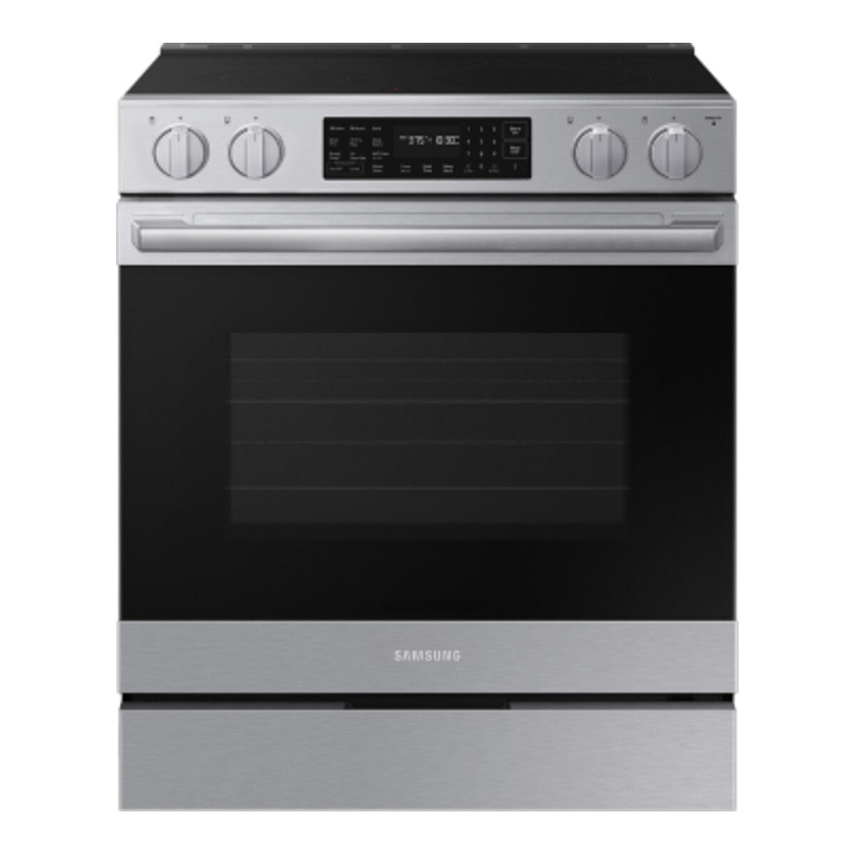 Samsung Bespoke Smart Slide-in Electric Range Pro Style Design, Air Fry Max True Convection - Fingerprint Resistant Stainless Steel
