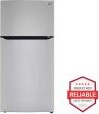 LG 24 cu. ft. 33 Inch Wide Top Freezer Refrigerator - Stainless Steel
