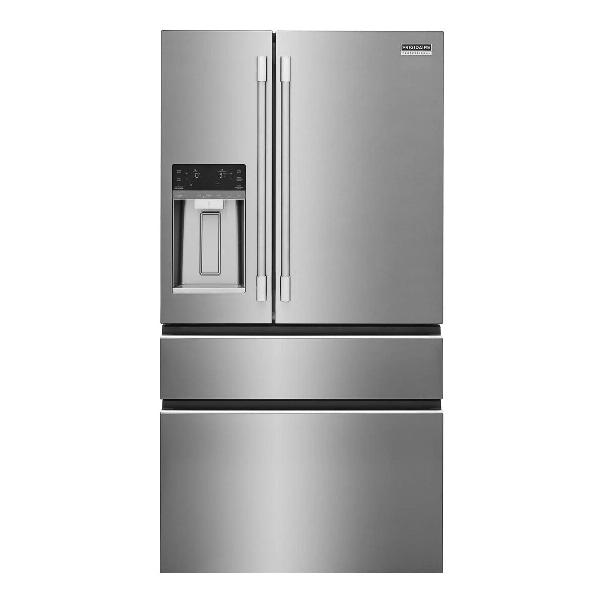Frigidaire Professional 26 cu. ft. Standard-Depth 4-Door French Door Refrigerator - Stainless Steel