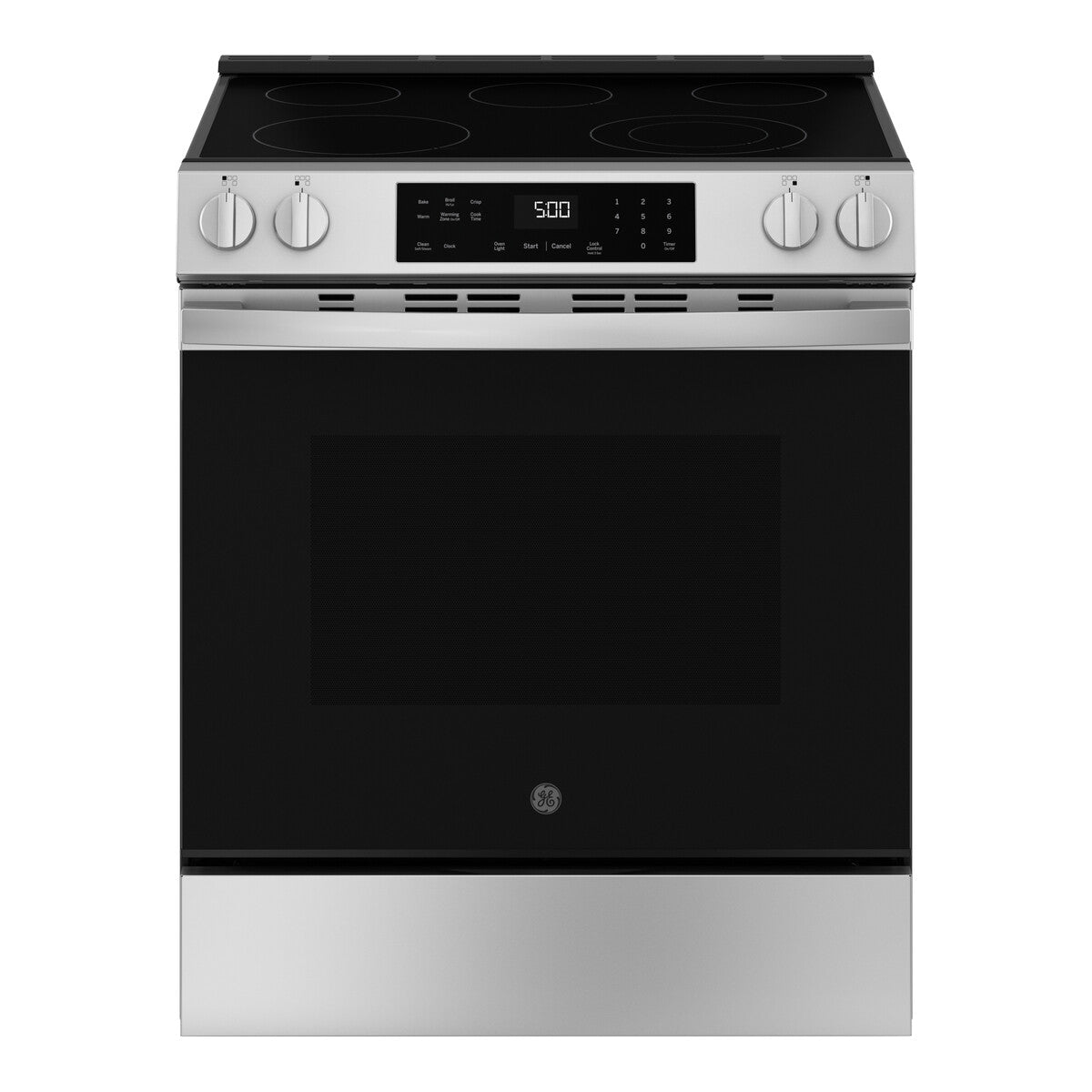 GE ENERGY STAR 30" Slide-In Electric Range with Crisp Mode - Stainless Steel