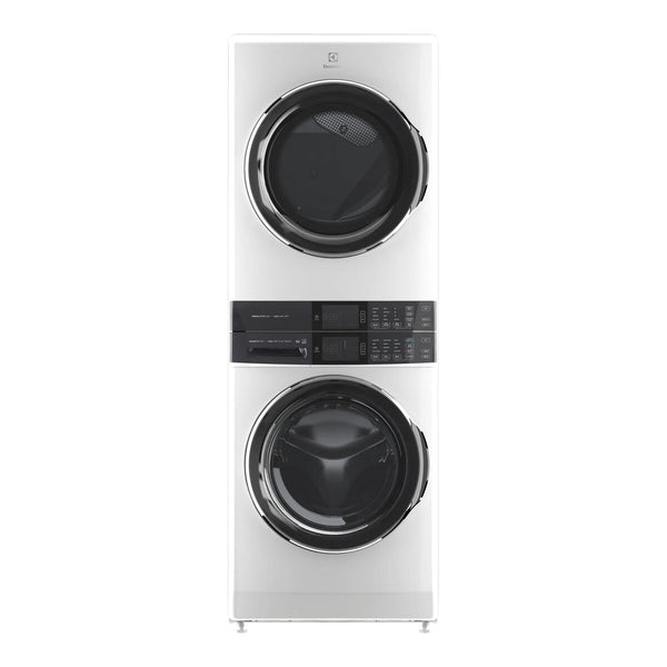 Electrolux Laundry Tower Single Unit Front Load 4.5 cu. ft. Washer & 8 cu. ft. Electric Dryer - White