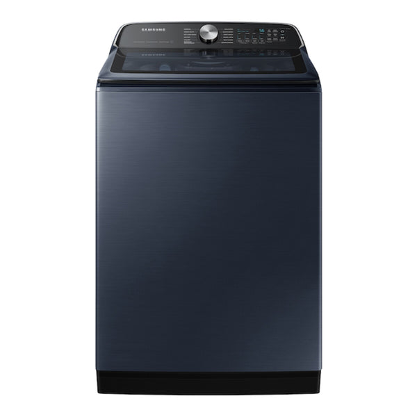 Samsung Top Load Washer Pet Care Solution Super Speed Wash, 5.4 cu. ft. - Brushed Navy