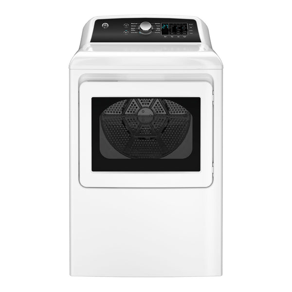 GE 7.4 cu. ft. Capacity Gas Dryer with Up To 120 ft. Venting and Sensor Dry - White