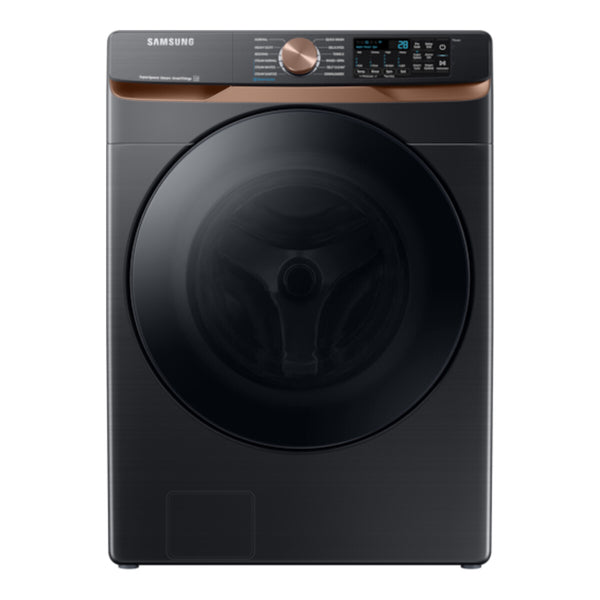 Samsung Front Load Washer Super Speed Wash Steam Wash, 5.0 cu. ft. - Brushed Black