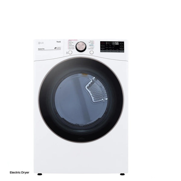 LG 7.4 cu. ft. Large Capacity Front Load Electric Dryer - White
