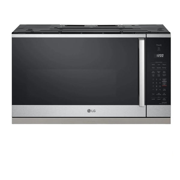 LG 2.1 cu. ft. Smart Over-the-Range Microwave Oven with ExtendaVent 2.0 & EasyClean - Stainless Steel