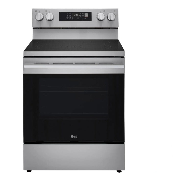 LG 6.3 cu. ft. Smart Wi-Fi Enabled ProBake Convection Electric Range with Air Fry & EasyClean - Stainless Steel (LREN6323YE)