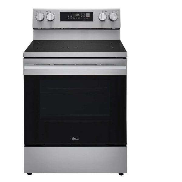 LG 6.3 cu. ft. Smart Wi-Fi Enabled ProBake Convection Electric Range with Air Fry & EasyClean - Stainless Steel (LREN6323YE)