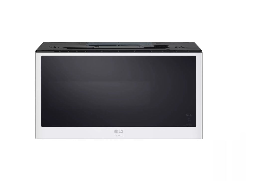 LG STUDIO 1.7 cu. ft. Over-the-Range Convection Microwave Oven with Air Fry - Essence White