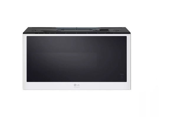LG STUDIO 1.7 cu. ft. Over-the-Range Convection Microwave Oven with Air Fry - Essence White