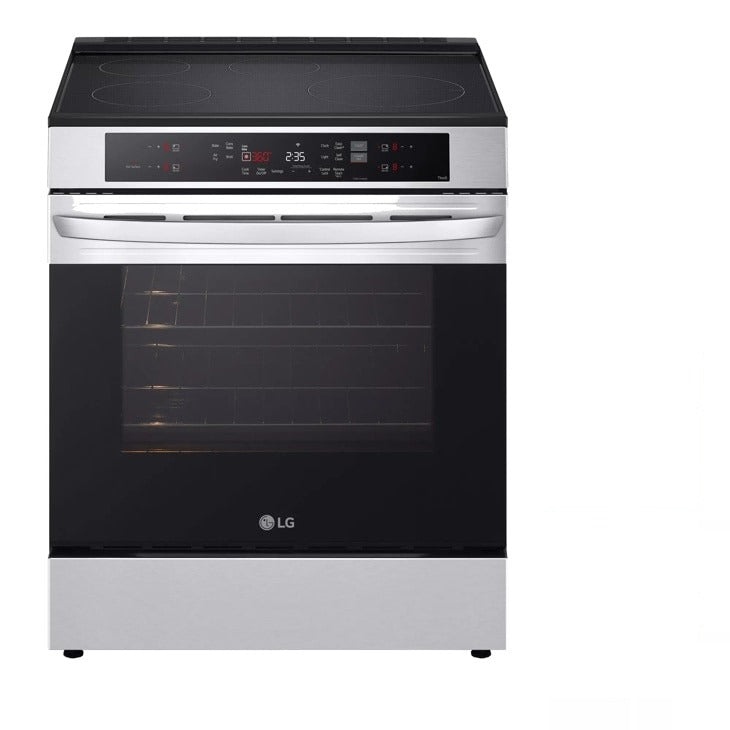 LG 6.3 cu. ft. Smart Induction Slide-in Range with Convection and Air Fry - Print Proof Stainless Steel