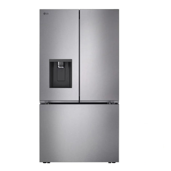 LG 26 cu. ft. Counter Depth MAX 3-Door French Door Refrigerator with Ice and Water Dispenser - Stainless Steel