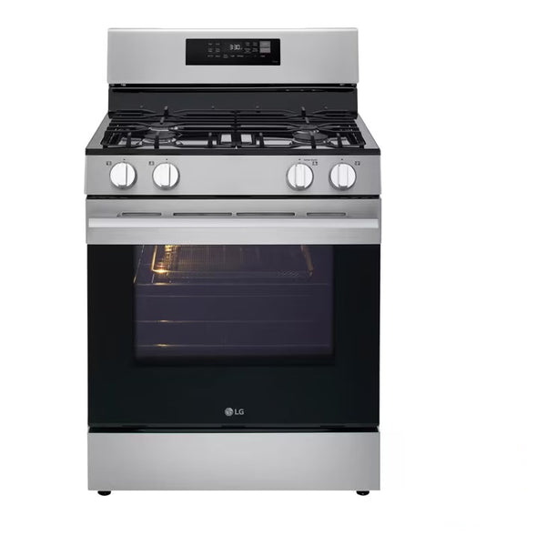 LG 6.3 cu. ft. Smart Wi-Fi Enabled Probake Convection Gas Range with Air Fry & EasyClean - Stainless Steel (LRGN6321Y)